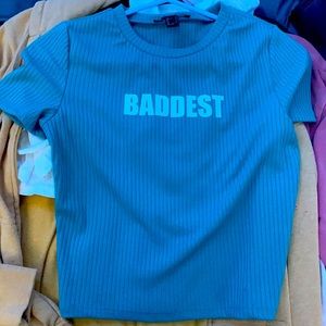 Green blue top. Forever 21. Size: small